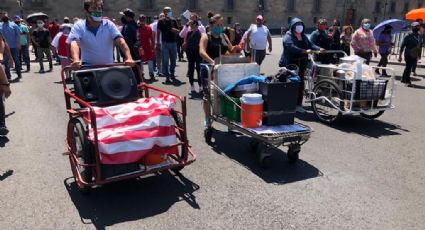 Vendedores de comida en triciclos y bicicletas exigen cese de operativos policiales
