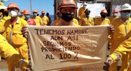 Obreros de Pemex en Campeche en huelga de hambre