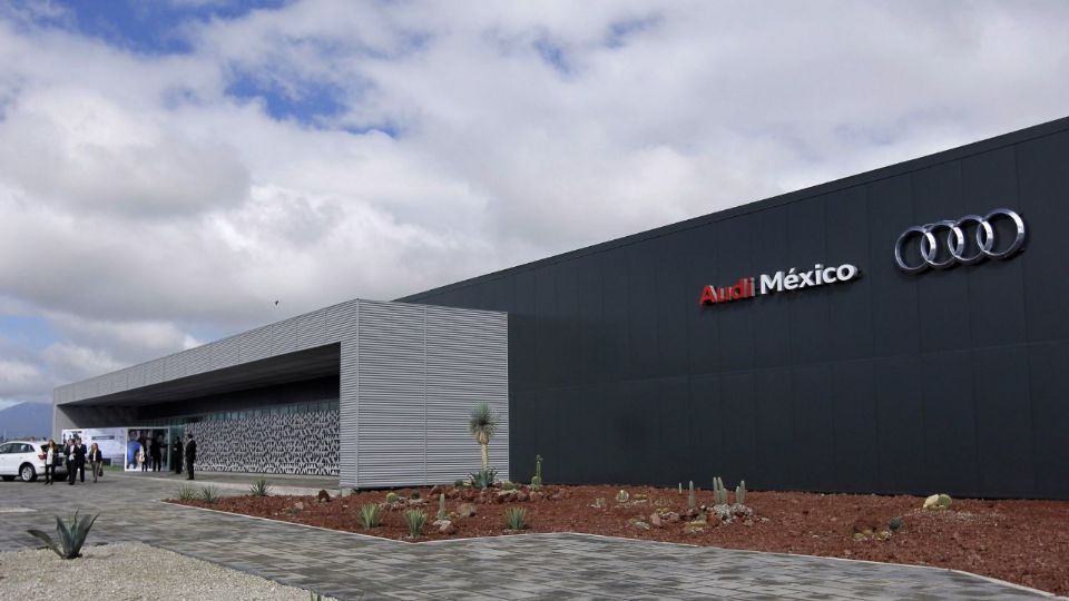 Parte de las instalaciones de la planta de Audi en San José Chiapa, Puebla