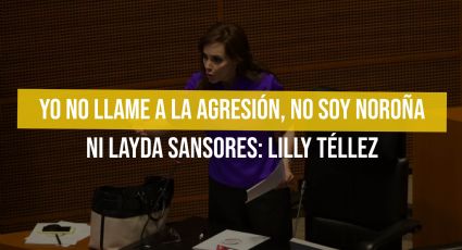 Yo no llame a la agresión, no soy Noroña ni Layda Sansores: Lilly Téllez