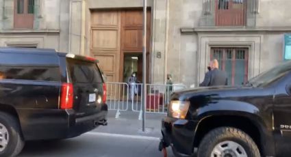 Llegan a Palacio Nacional funcionarios de EU para Diálogo de Seguridad