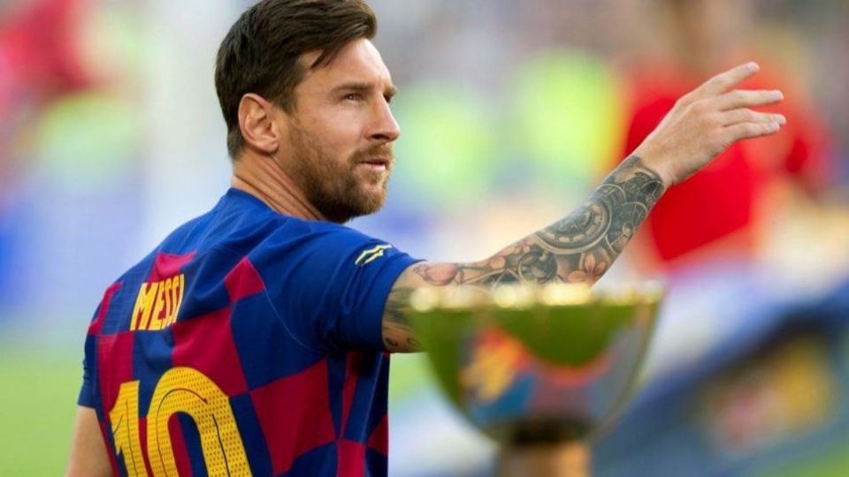 Lionel Messi en uno de sus últimos juegos con el Barcelona