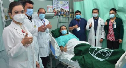 Paciente del IMSS con trasplante hepático es dado de alta con éxito