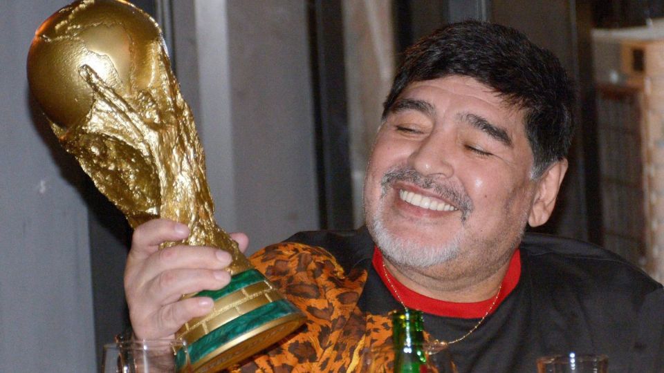 Diego Armando Maradona, exfutbolista argentino.