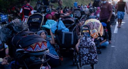 Acusa INM a líderes de caravana migrante de actuar como polleros