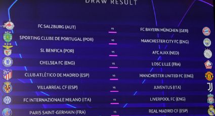 Repiten sorteo de la Champions League y así quedan los enfrentamientos