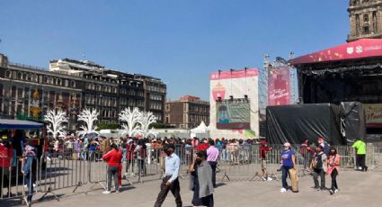 Cientos de personas acuden al Zócalo a última jornada de la Verbena Navideña