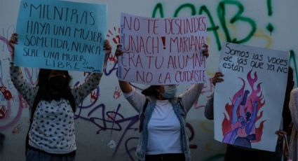 Pasantes de medicina protestan en Chiapas por homicidio de Mariana