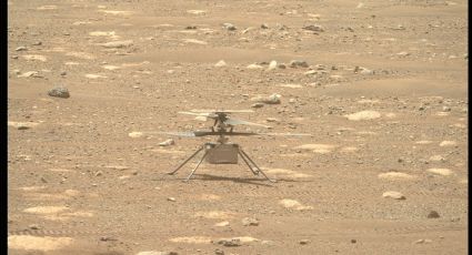 El helicóptero Ingenuity se prepara para su primer vuelo en Marte