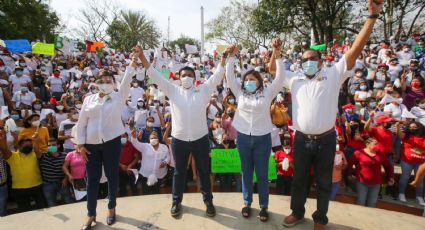 Muestran apoyo maestros y médicos de Guerrero a Mario Moreno