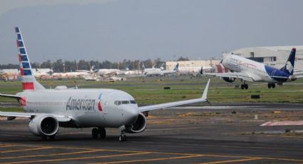 Ponchadura de llanta de un avión provoca retraso de despegues en el AICM