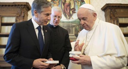 El papa Francisco y Blinken se reunieron en el Vaticano