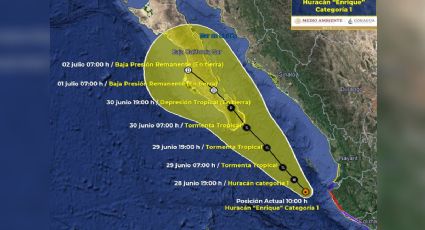 Tormenta Tropical Enrique se aproxima a Baja California Sur: CONAGUA