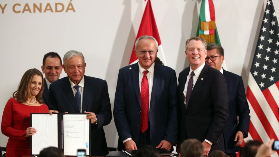 El T-MEC se firmó hace poco más de 2 años por México, EU y Canadá.