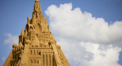 Fotos: Dinamarca construye el castillo de arena más alto del mundo