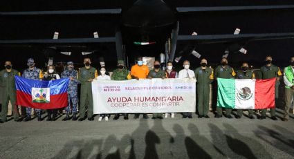 México envía ayuda humanitaria a Haití por medio de aeronaves de la Fuerza Aérea