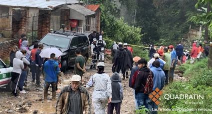 Deslave de cerro en Xalapa deja 5 niños sepultados junto a su mamá