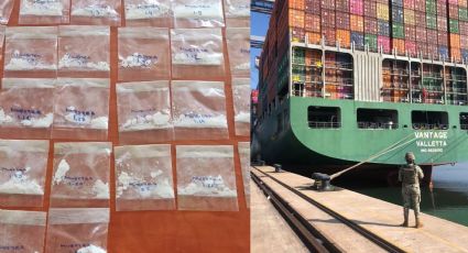 Decomisa Semar cargamentos de droga en el Puerto de Lázaro Cárdenas, Michoacán