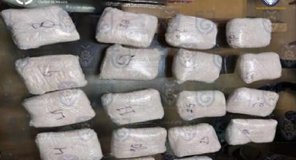 Capturan a dealer con casi 30 kilos de droga sintética en alcaldía Tlalpan