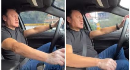 ¡Al volante! Miguel Ángel Osorio Chong maneja al ritmo de ‘No se va’