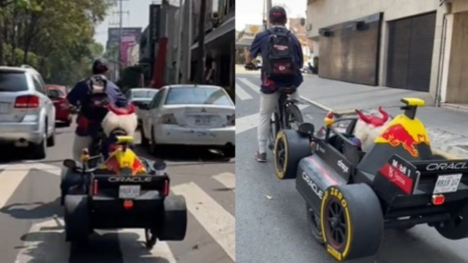 Los compañeros fueron captados entre el tráfico mientras de trasportaban en sus vehículos.