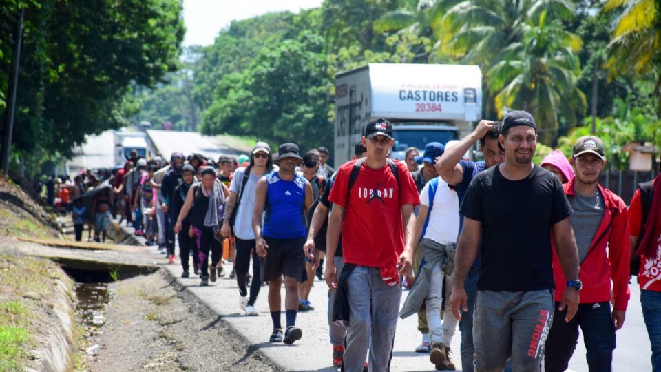 Los migrantes siguen llegando a México