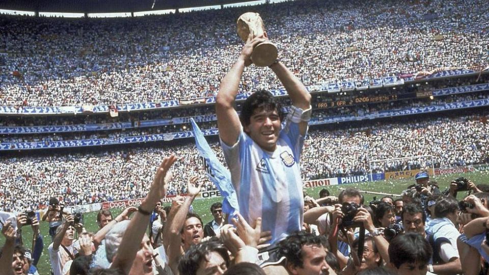 Diego Armando Maradona, crack argentino, autor de 'La Mano de Dios'