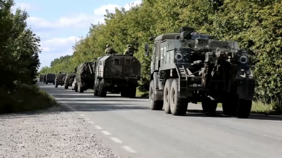 Ejército ruso en su camino a Kiev