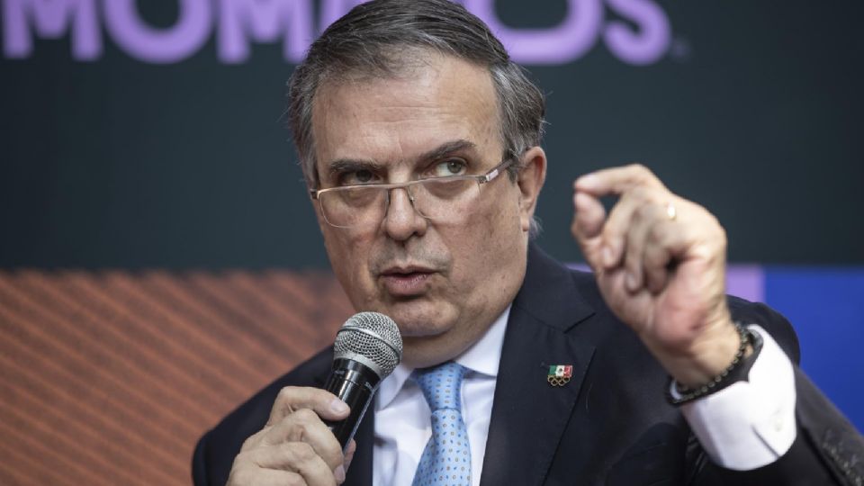 Marcelo Ebrard, secretario de Relaciones Exteriores.