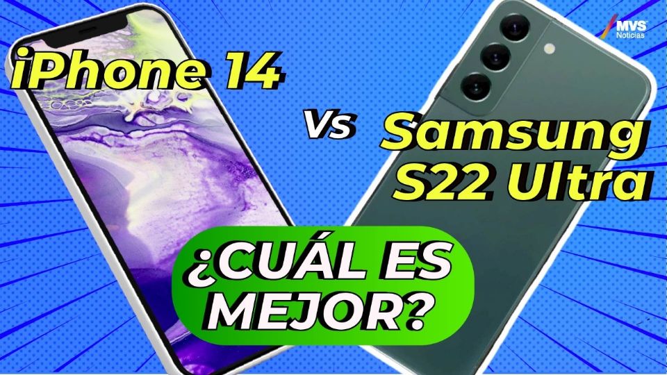 iPhone 14 vs Samsung S22 Ultra, precios, características y más