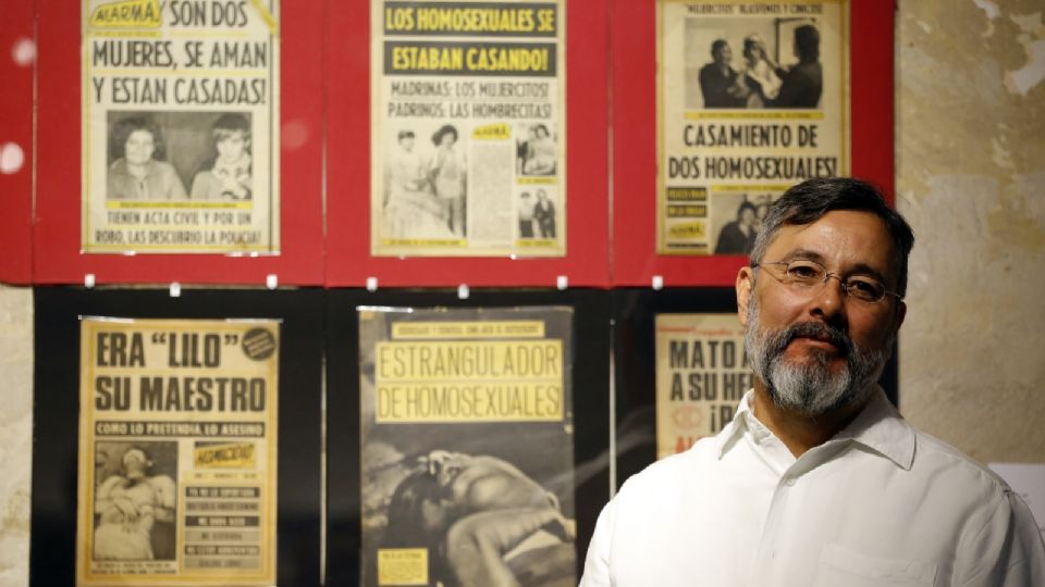 El director del Museo de la Memoria LGBTQ+, Jaime Aurelio Casillas.