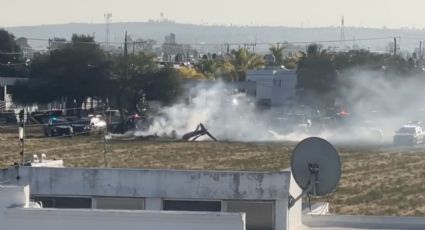 Cae helicóptero de la Secretaría de Seguridad en Aguascalientes; no hay sobrevivientes