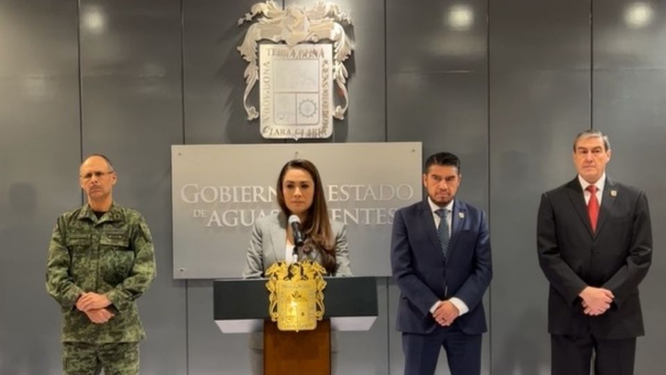 Tere Jiménez, gobernadora de Aguascalientes.