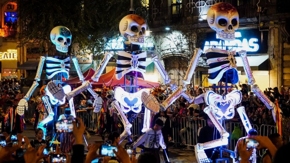 Desfile de Día de Muertos en la CDMX.