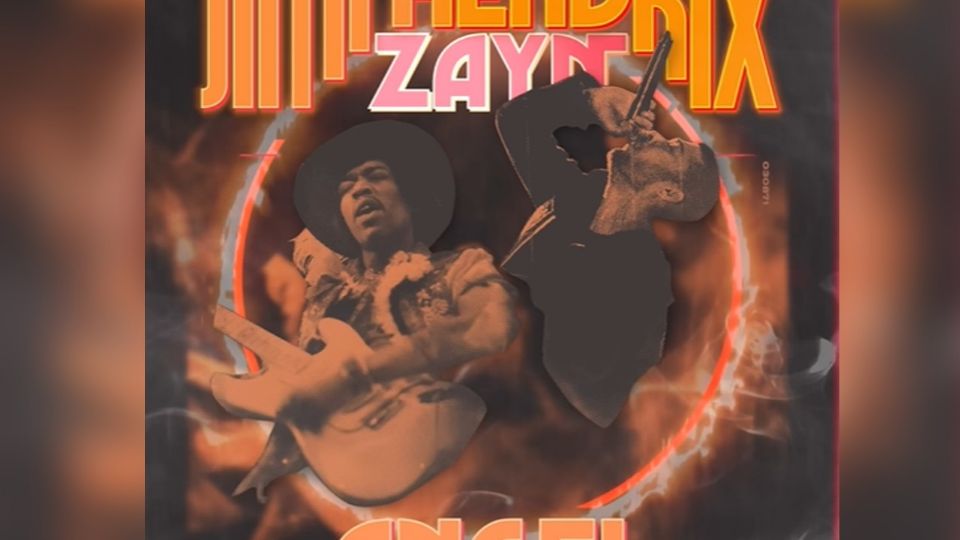Portada del sencillo 'Angel' de Jimi Hendrix y Zayn.