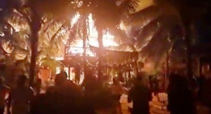 Isla de Holbox: Se registra gran incendio en zona hotelera de Quintana Roo | VIDEO