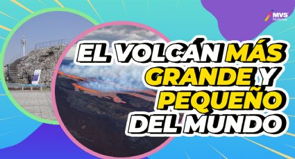 Conoce el volcán más grande y el más pequeño del mundo
