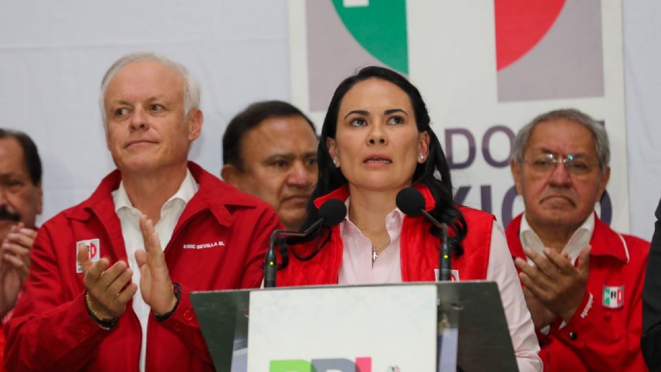 Alejandra Del Moral reiteró que la base militante del PRI ha permitido que crezca en el ámbito político.