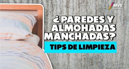 Tips para eliminar manchas en paredes y almohadas
