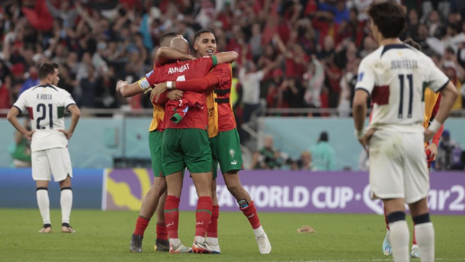 Portugal vs Marruecos en el Estadio Al Thumama por los Cuartos de Final de Qatar 2022.