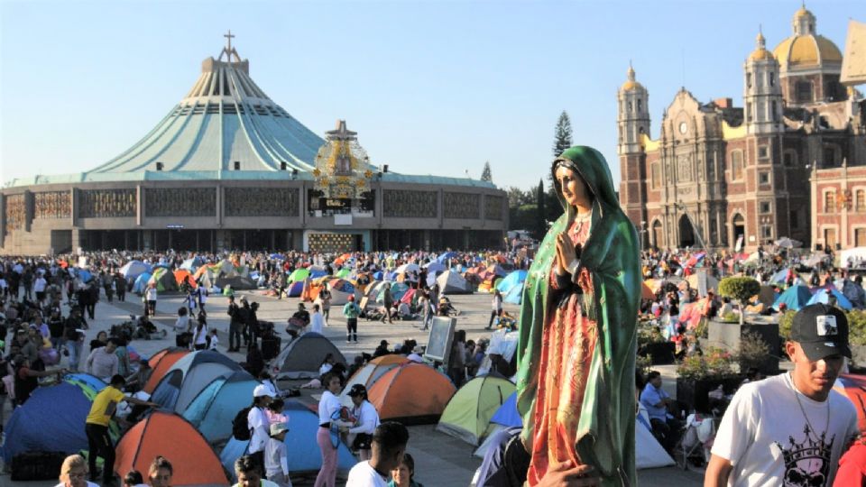 12 millones 500 mil peregrinos arribaron a la Basílica de Guadalupe.
