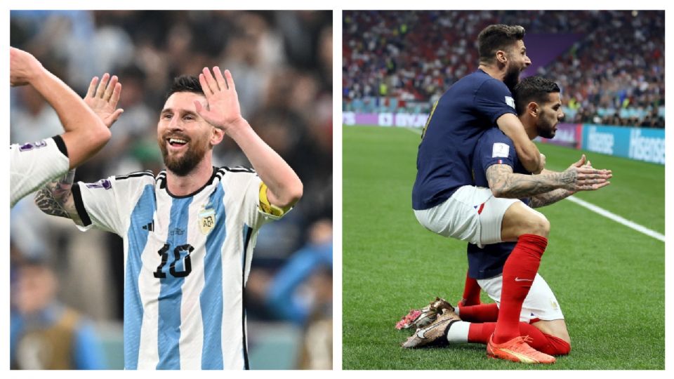 Francia vs Argentina en la final de Qatar 2022.