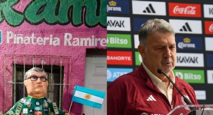 ‘Tata’ Martino: Crean piñata del ex entrenador del Tri, tras la eliminación de México en Qatar