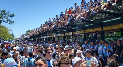 Afición argentina pierde el control durante los festejos por ser campeones