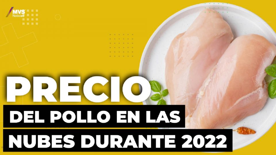 Precio del pollo en las nubes durante el 2022
