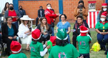 Celebra fiscal Godoy Navidad con niñas y niños bajo custodia de la FGJ