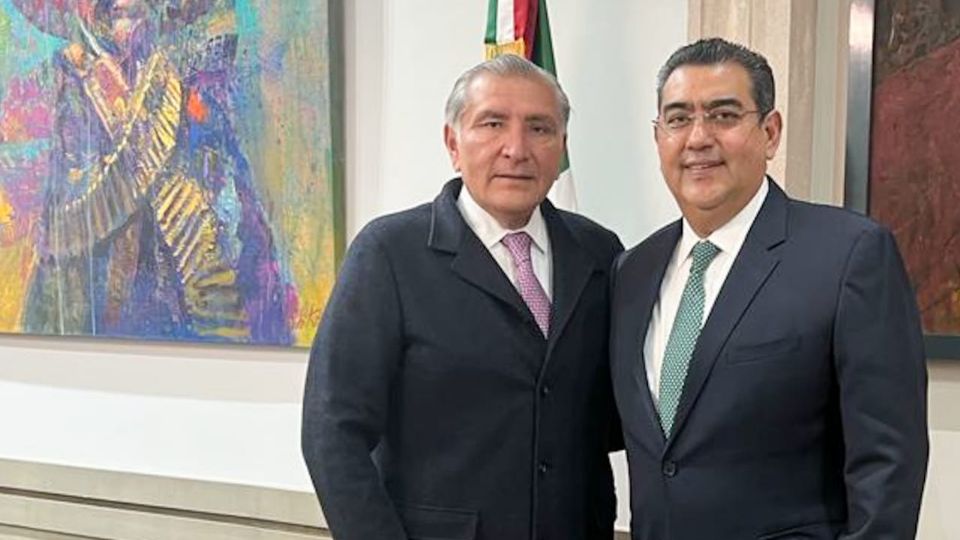 El gobernador de Puebla se reunió con el titular de la Segob.