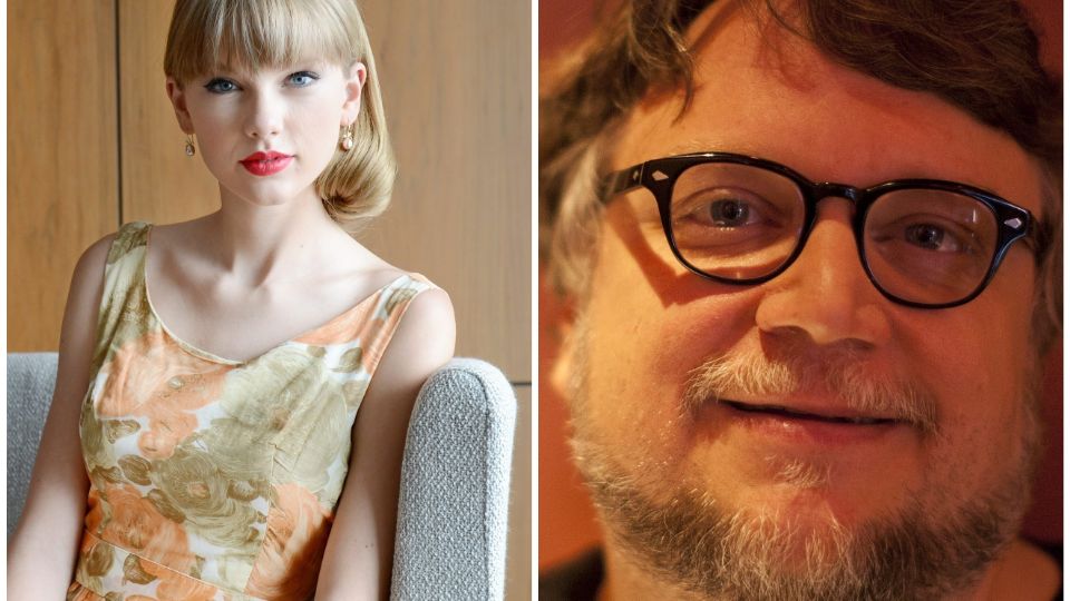 La cantante estadounidense Taylor Swift Y el cineasta mexicano Guillermo del Toro