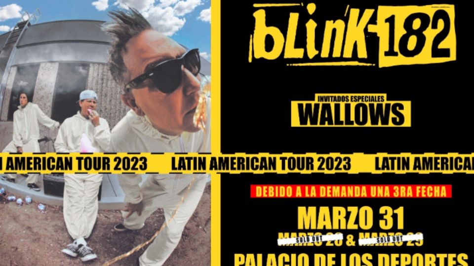 Blink-182 regresa a México.