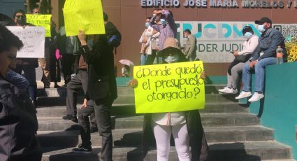 Siguen bloqueos en el Poder Judicial CDMX; trabajadores exigen respuesta de Rafael Guerra